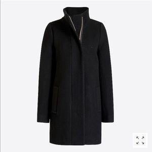 NWT J Crew Black City Coat